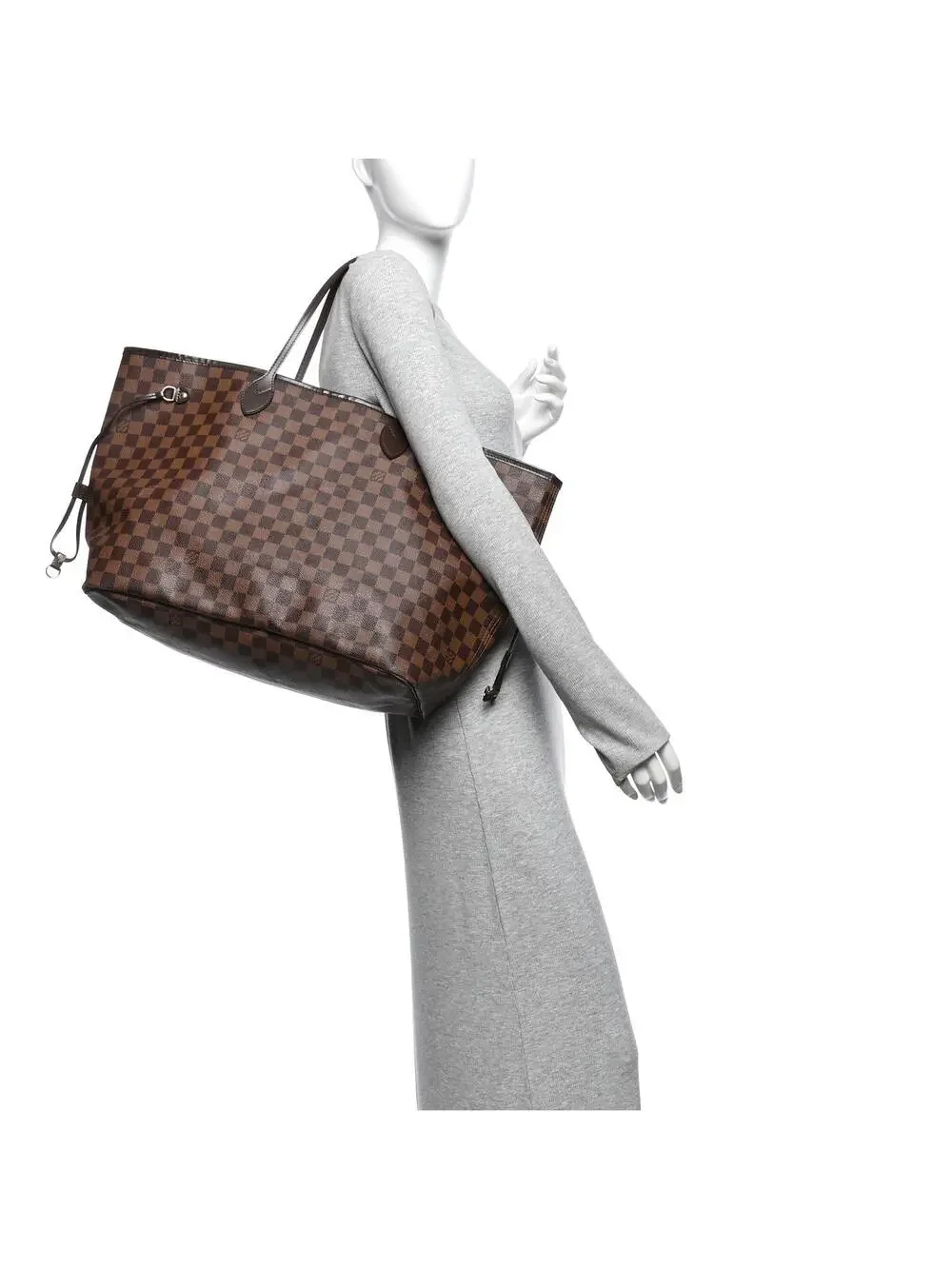 Louis Vuitton Damier Ebene Neverfull Gm #322599L12B